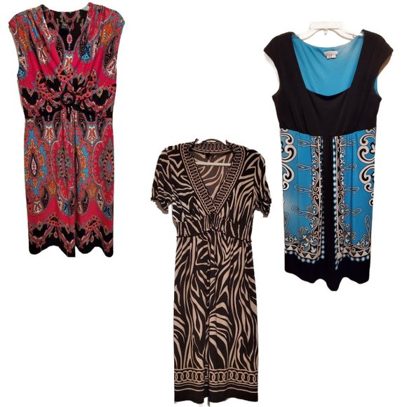 Lot of 3 Dresses - Picture 1 of 4